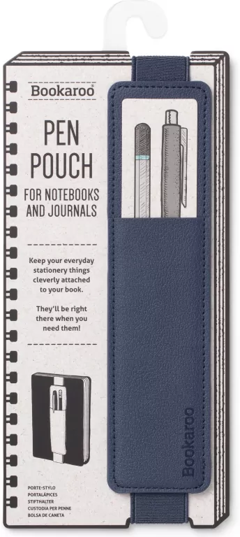 Bookaroo Pen Pouch. Uchwyt na długopis granatowy - tantis.pl