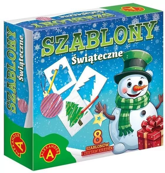 Szablony świąteczne. Bałwanek - tantis.pl