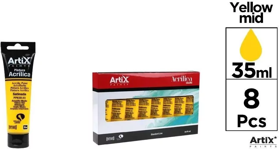 Farba akrylowa żółć permanentna 35ml - tantis.pl