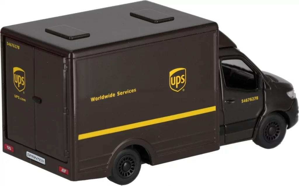 AUTO CIEZAR MET P/B 1:48 MERC SPRINT UPS 1/12 - tantis.pl