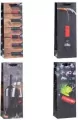 Torebka ozdobna na butelkę 12x36x9cm mix ROZETTE - tantis.pl