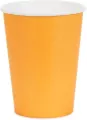 Kubeczki papierowe jasny pomarańczowy 250ml - tantis.pl