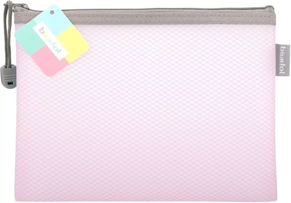 Saszetka na zamek A5 EVA pastel różowy - tantis.pl