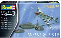 Model Samolotu 1:72 Me 262 & P-51B