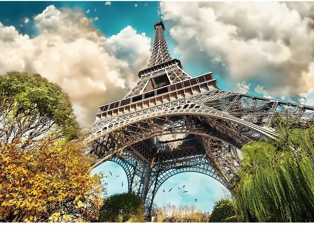 Trefl. Puzzle 1000. Wieża Eiffel w Paryżu, Francja - tantis.pl
