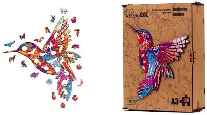 Puzzle 120. Delikatny koliber - tantis.pl