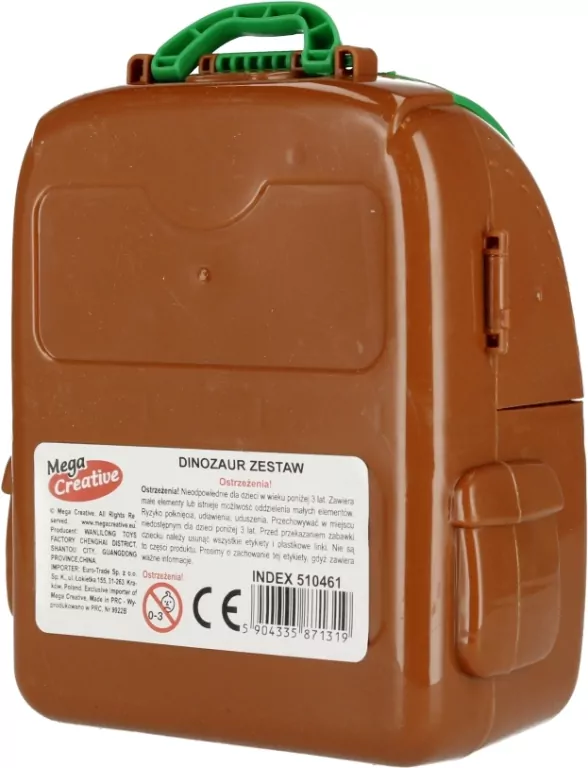 Dinozaur z akcesoriami w plecaku p9 Mega Creative 510461 cena za 1 szt - tantis.pl