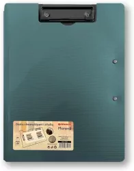 Deska z dwoma klipami i okładką A4/A3 nieb-szara