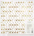 Papier ozdobny 30,5x30,5cm. Deer and dots 180g/3 ark - tantis.pl