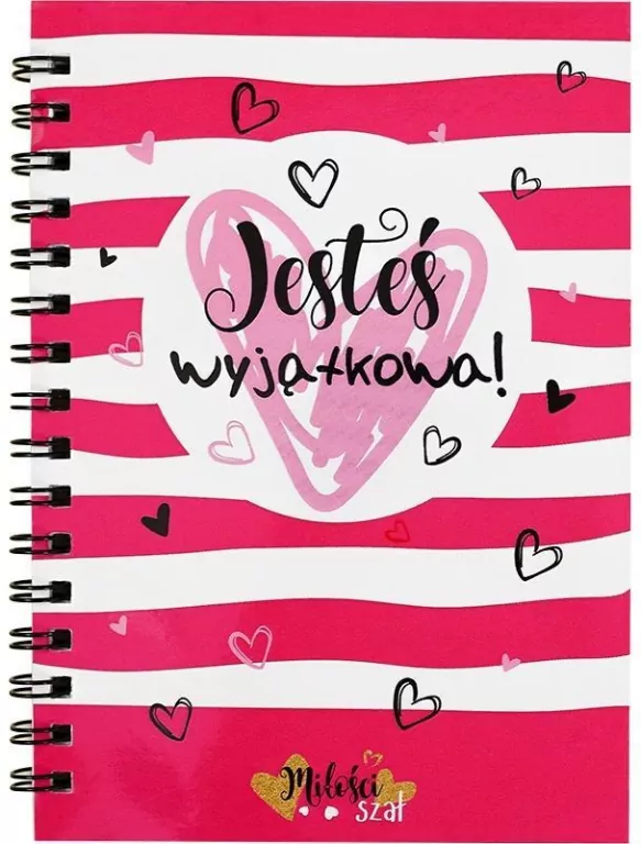 Notes na sprężynie Jesteś wyjątkowa! - tantis.pl