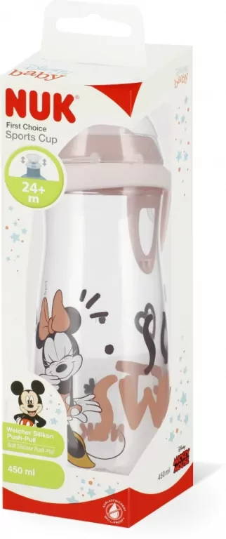 NUK. Sports Cup. Kubek 450 ml. Od 24 miesięcy. Myszka Minnie - tantis.pl