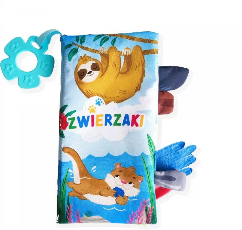 Zwierzaki. Książeczka sensoryczna - tantis.pl