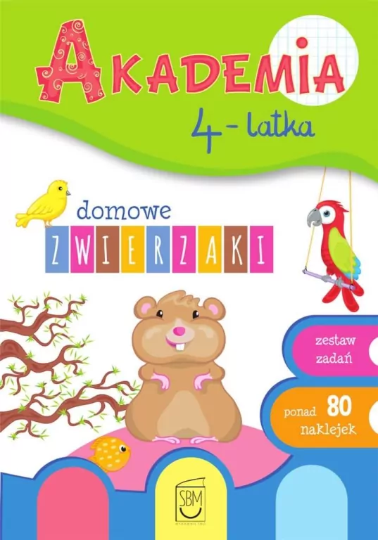 Domowe zwierzaki. Akademia 4-latka - tantis.pl