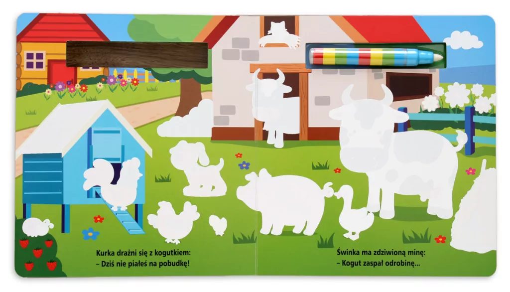 Flamaster wodny. Zwierzęta z podwórka - tantis.pl