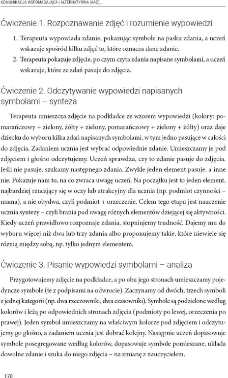 Komunikacja wspomagająca i alternatywna (AAC) w praktyce logopedycznej i terapeutycznej - tantis.pl