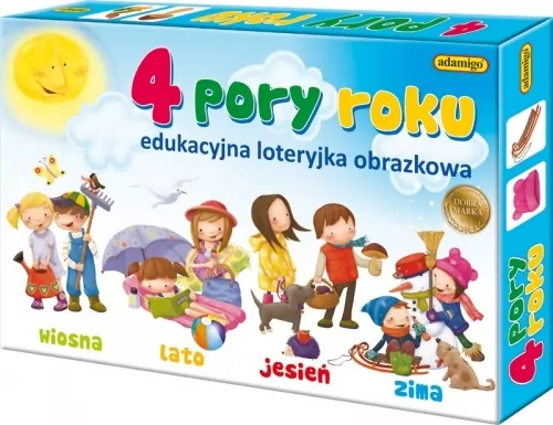 Edukacyjna loteryjka obrazkowa - 4 pory roku - tantis.pl