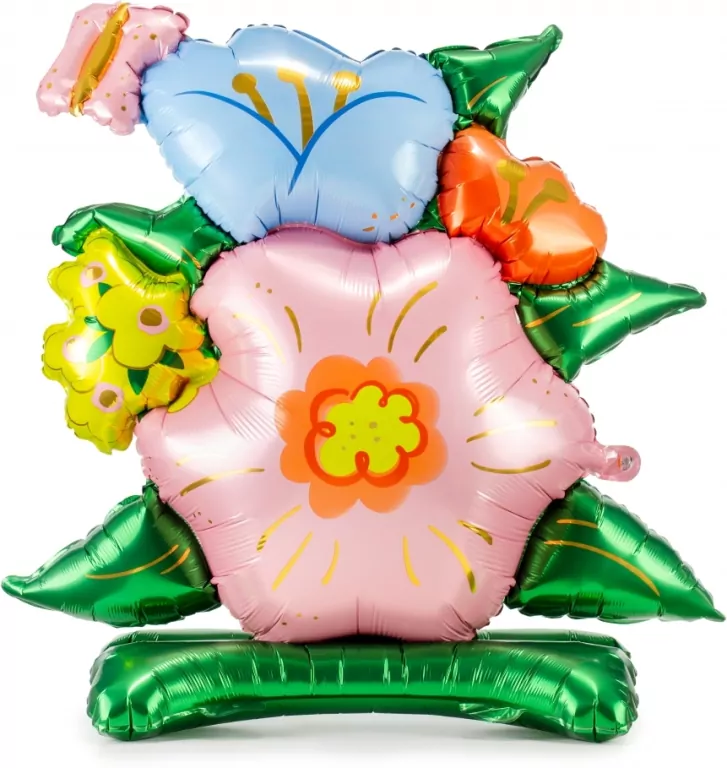 Balon foliowy kwiaty 100x116cm - tantis.pl