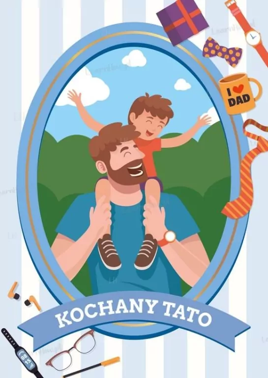 Kartka okolicznościowa kochany tato - tantis.pl