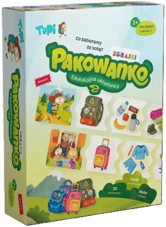 Zgrajki. Pakowanko - edukacyjna układanka - tantis.pl