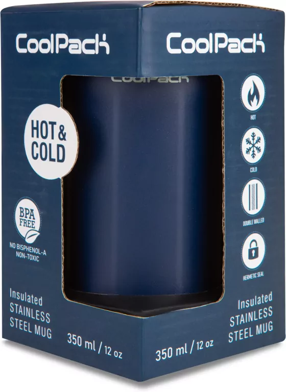Kubek termiczny 350ml Coolpack Coffee Mug Tom Navy Blue - tantis.pl