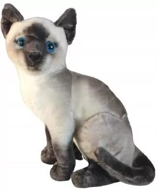 Kot siedzący syjamski 30cm - tantis.pl