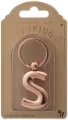 Metalowy brelok do kluczy litera S Keyring - tantis.pl