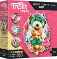 Puzzle drewniane 50. Wesołe Trefliki - tantis.pl