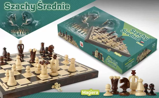 Szachy średnie 31 cm