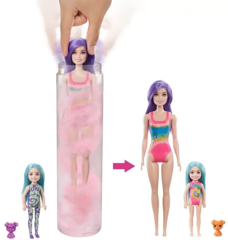 Barbie Color Reveal. Tie Dye Fashion Maker - tantis.pl