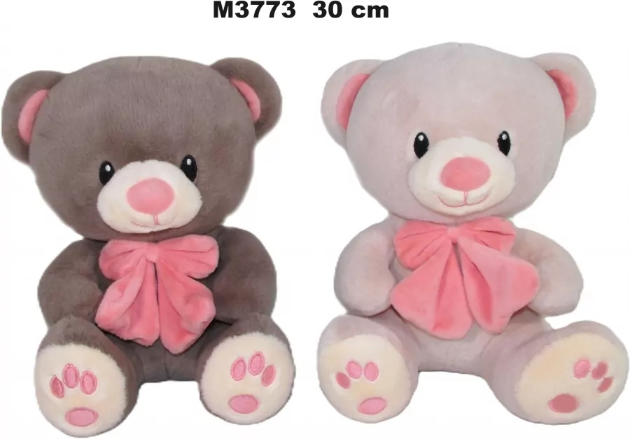 Miś z kokardą 28cm. Mix 1 szt - tantis.pl