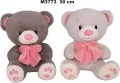Miś z kokardą 28cm. Mix 1 szt - tantis.pl
