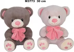 Miś z kokardą 28cm. Mix 1 szt