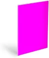Okładka na zeszyt A5 neon pink 180mic - tantis.pl