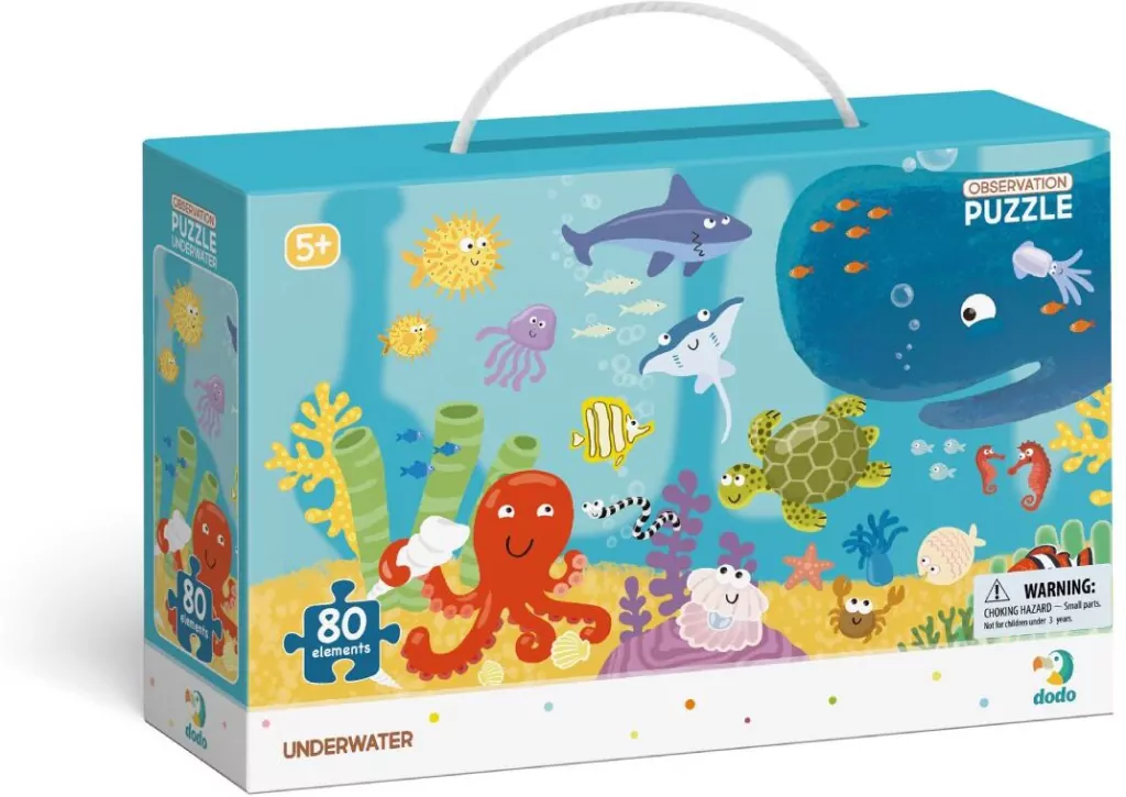 DODO. Puzzle obserwacyjne Zwierzęta morskie - tantis.pl