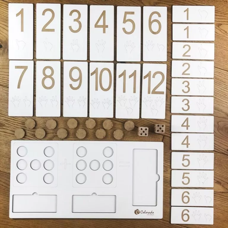Colorado. Tablica matematyczna liczenie i dodawanie do 12 - tantis.pl
