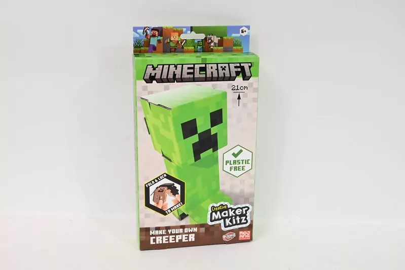 Minecraft zbuduj figurkę Creepera - tantis.pl