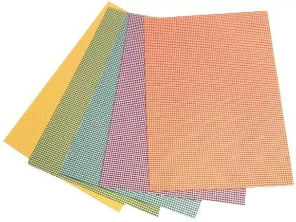 Karton obustronny pepitka 300g 24x34cm 5 ark MIX - tantis.pl