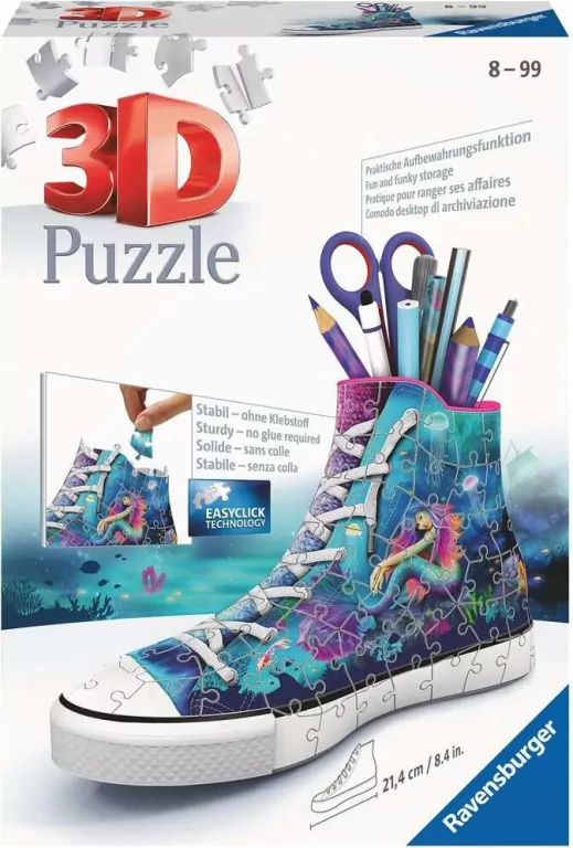 Puzzle 3D. Trampek Syrena - tantis.pl