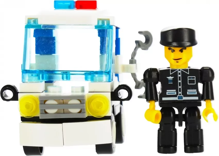 Klocki konstrukcyjne Policja mix ALLEBLOX - tantis.pl