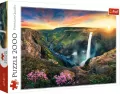 Puzzle 2000. Wodospad Haifoss Islandia. 27091 - tantis.pl