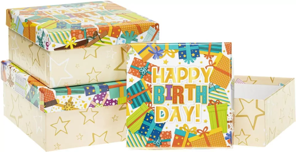 Pudełko prezentowe dziecięce urodziny ROZETTE - tantis.pl