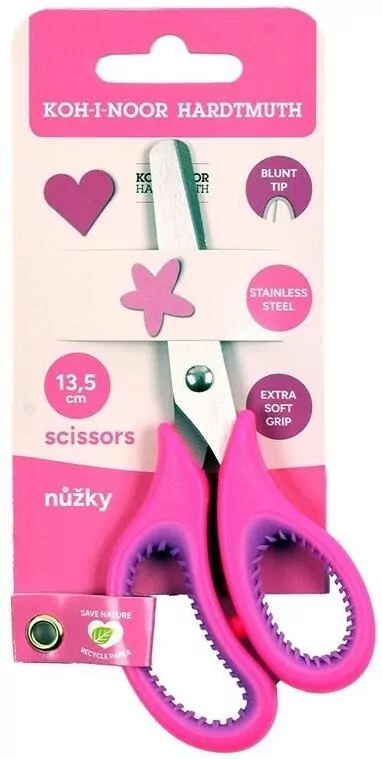 Nożyczki różowe 13,5cm - tantis.pl