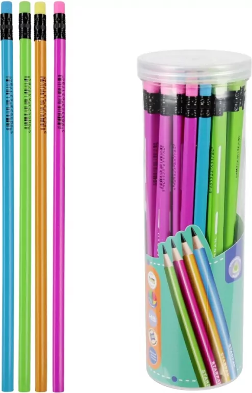 Ołówek z gumką HB trójkątny tuba - tantis.pl