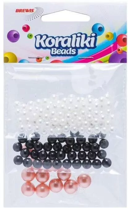 Koraliki do nawlekania 12g, 3 kolory - tantis.pl