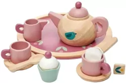 Serwis do herbaty drewniany Mini Chef