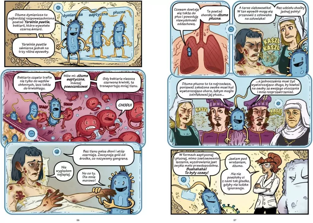 Epidemie. Niewidoczne zagrożenie.Naukomiks - tantis.pl