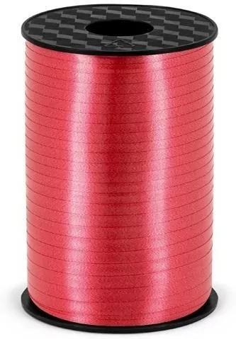 Wstążka plastikowa 5mmx225m. Czerwona - tantis.pl