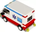 Klocki konstrukcyjne City 102 elementy. Ambulans - tantis.pl