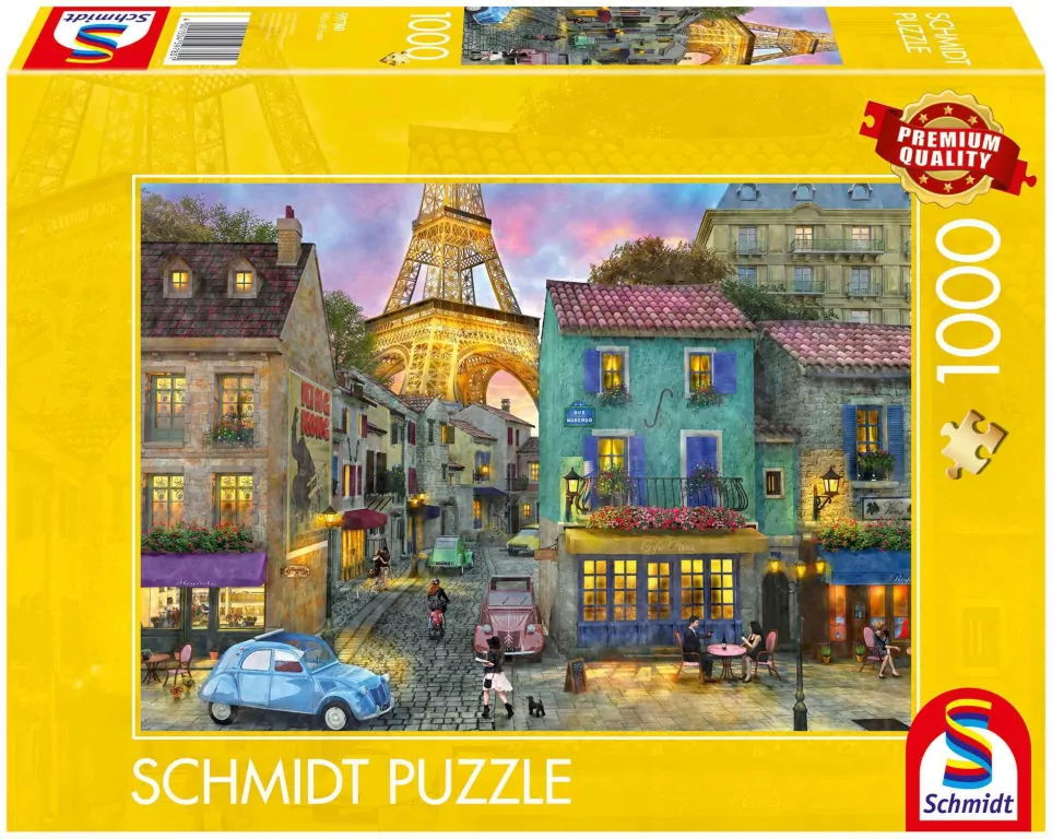 Puzzle PQ 1000 Ulice Paryża Francja G3 - tantis.pl