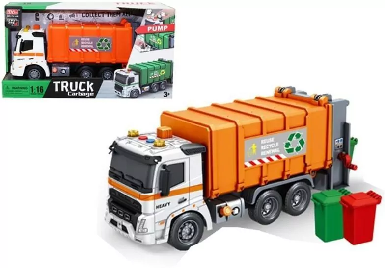 Śmieciarka z dźwiękiem i światłem - tantis.pl